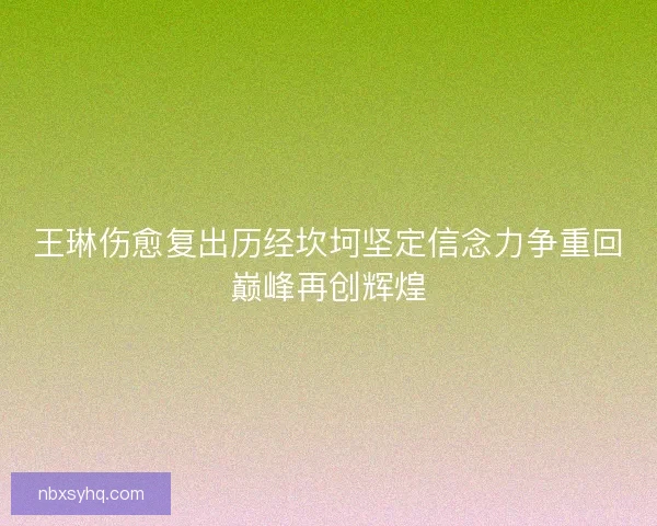 王琳伤愈复出历经坎坷坚定信念力争重回巅峰再创辉煌 王琳伤愈复出历经坎坷坚定信念力争重回巅峰再创辉煌